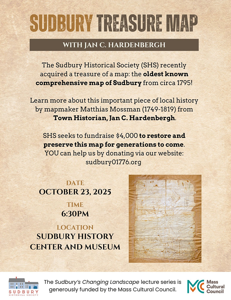 Sudbury Treasure Map with Jan C. Hardenbergh